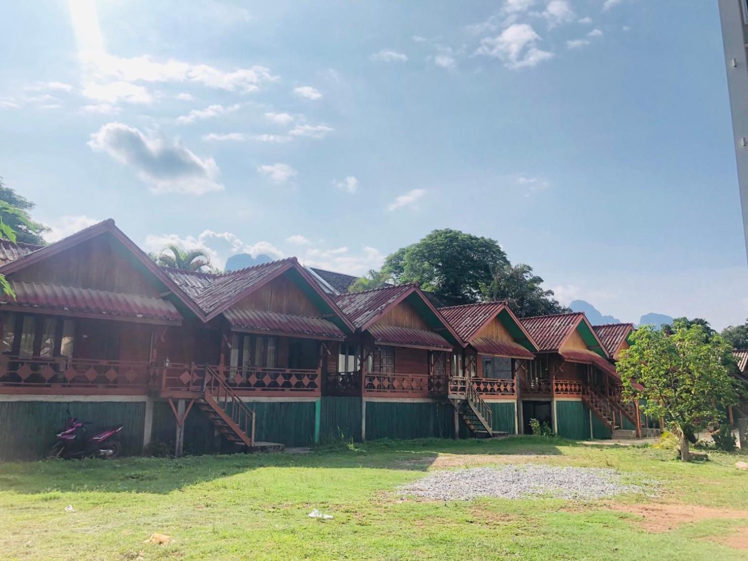 Bungalows Le Jardin Organique Ban Khouaphan Exterior foto